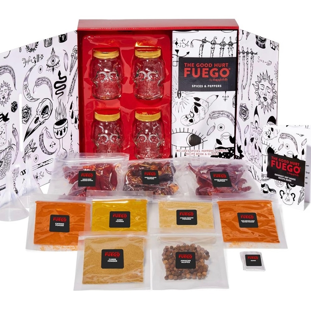 NEW IN BOX Thoughtfully Gourmet DIY Hot Sauce Set